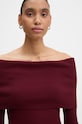 Μάλλινο πουλόβερ A.L.C. Evelyn μπορντό 7SWTP00623