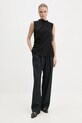 Блузка A.L.C. Amira 5TOPS01684 чорний AW24