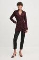 Кофта з вовною DIANE VON FURSTENBERG DVFBL3S016 фіолетовий AW24