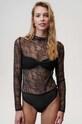 Body Undress Code Body Electric Bodysuit 717 čierna AW24