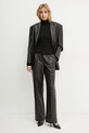 La Mania sweter wełniany ESME LM.ESME czarny AW24