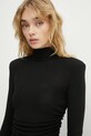 La Mania sweter wełniany ESME LM.ESME czarny