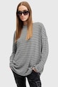 Блузка AllSaints RITA STRIPE TEE візерунок білий W003JY