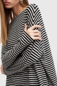 Блузка AllSaints RITA STRIPE TEE W003JY белый AW24