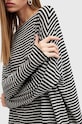 AllSaints bluzka RITA STRIPE TEE W003JY szary AW24
