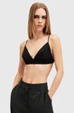Σουτιέν AllSaints ELLA BRALETTE πλεκτό ύφασμα μαύρο W075PA