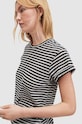 Ρούχα Μπλουζάκι AllSaints ANNA STRIPE TEE WM228Z λευκό