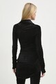 Clothing Rick Owens Lilies velour blouse LI02D5203VST black