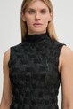 Nanushka bluza HARRIET negru NW24FWTP32400