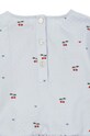Konges Sløjd bluzka bawełniana dziecięca EVIA BLOUSE GOTS niebieski KS101395