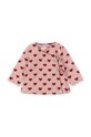 Βαμβακερή μπλούζα μωρού Konges Sløjd COCO BLOUSE GOTS casual ροζ KS101460