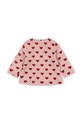 Βαμβακερή μπλούζα μωρού Konges Sløjd COCO BLOUSE GOTS KS101460 ροζ AW24