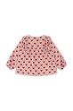 Dievča Detská bavlnená blúzka Konges Sløjd COCO FRILL SHIRT GOTS KS101462 ružová