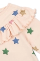 Konges Sløjd felpa in cotone bambino/a MALLI GLITTER BLOUSE GOTS beige KS101593