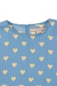 Fete Konges Sløjd bluza de bumbac pentru copii VIDA BLOUSE GOTS KS101725 albastru