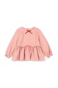 Konges Sløjd bluza copii AVA BLOUSE GOTS uni roz KS101762