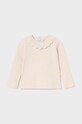 Dětská bavlněná halenka Mayoral dlouhý béžová 2051.4G.Baby.9BYH