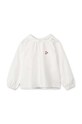 Liewood bluza de bumbac pentru copii Rhea Top LW19502 alb AW24
