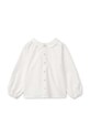 Fete Liewood bluza de bumbac pentru copii Rhea Top LW19502 alb