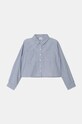 Abercrombie & Fitch camasa copii lung albastru KI240.4033