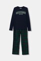 Abercrombie & Fitch pijama copii cu modele bleumarin KI213.4020