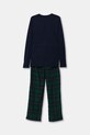 Abercrombie & Fitch pijama copii KI213.4020 bleumarin AW24