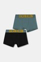 Dječje bokserice Calvin Klein Underwear 2-pack uske bokserice zelena B70B700488.9BYH