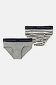 United Colors of Benetton slipy dziecięce 2-pack wzorzyste szary 3Q4C0S026.G.Seasonal