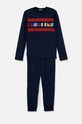 Детская хлопковая пижама United Colors of Benetton комплект тёмно-синий 3VD00P07A.G.Seasonal