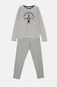 United Colors of Benetton set de pijama de bumbac pentru copii set gri 3D720P07B.G.Seasonal