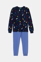 Dětské bavlněné pyžamo United Colors of Benetton sada námořnická modř 32K60P07I.G.Seasonal