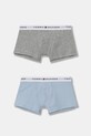 Detské boxerky Tommy Hilfiger 2-pak potlač modrá UB0UB00549.9BYH