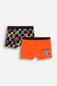 Dječje pamučne bokserice Coccodrillo 2-pack uske bokserice narančasta ZC4409506PAN