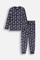 Coccodrillo set de pijama de bumbac pentru copii set bleumarin ZC4448105PJS