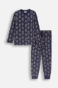 Coccodrillo pigama in lana bambino set blu navy ZC4448105PJS