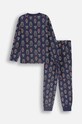 Coccodrillo pijamale de bumbac pentru copii ZC4448105PJS bleumarin AW24
