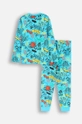 Coccodrillo pigama in lana bambino ZC4448110PJS turchese AW24