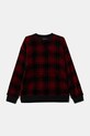 Abercrombie & Fitch bluza piżamowa dziecięca góra czerwony KI213.4030