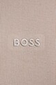 Bavlněné pyžamo BOSS 50520249 béžová