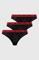 Стринги HUGO 3-pack візерунок чорний 50523829