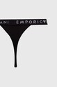 Odzież Emporio Armani Underwear stringi 2-pack 164522.4F227 czarny