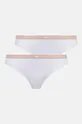 Tange Emporio Armani Underwear 2-pack bez uzorka bijela 163333.4F223