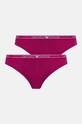 Emporio Armani Underwear stringi 2-pack bawełna różowy 163333.4F223