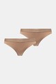 Emporio Armani Underwear stringi 2-pack dzianina beżowy 163333.4F235