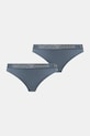 Emporio Armani Underwear stringi 2-pack dzianina niebieski 163333.4F235
