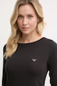 Emporio Armani Underwear piżama z domieszką wełny 164790.4F224 czarny