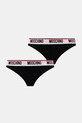 Nohavičky Moschino Underwear 2-pak nohavičky čierna A1381.4402