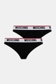 Tanga Moschino Underwear 2-pack tanga černá A1382.4402