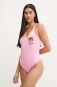 Κορμάκι Moschino Underwear πλεκτό ύφασμα ροζ A1187.4410