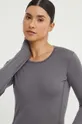 γκρί Λειτουργικό μακρυμάνικο πουκάμισο adidas TERREX Xperior Merino 150 Γυναικεία